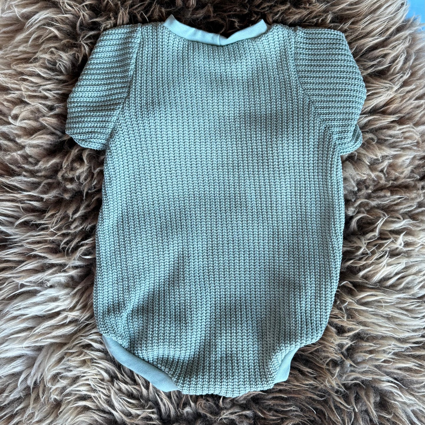 Baggy knit vintage groen