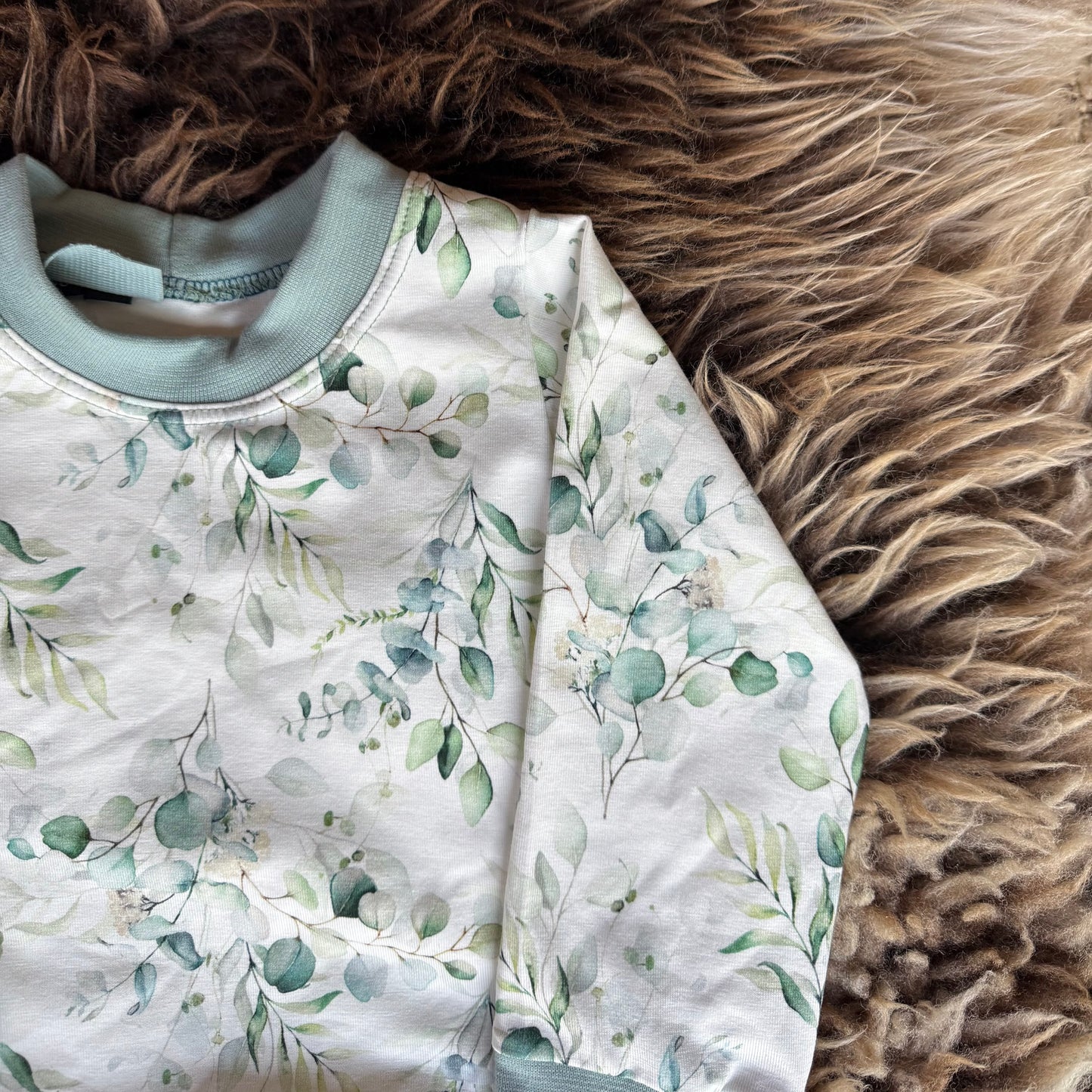 Longsleeve green botanical