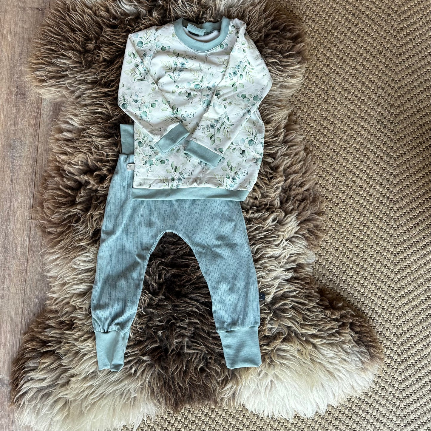 Longsleeve green botanical