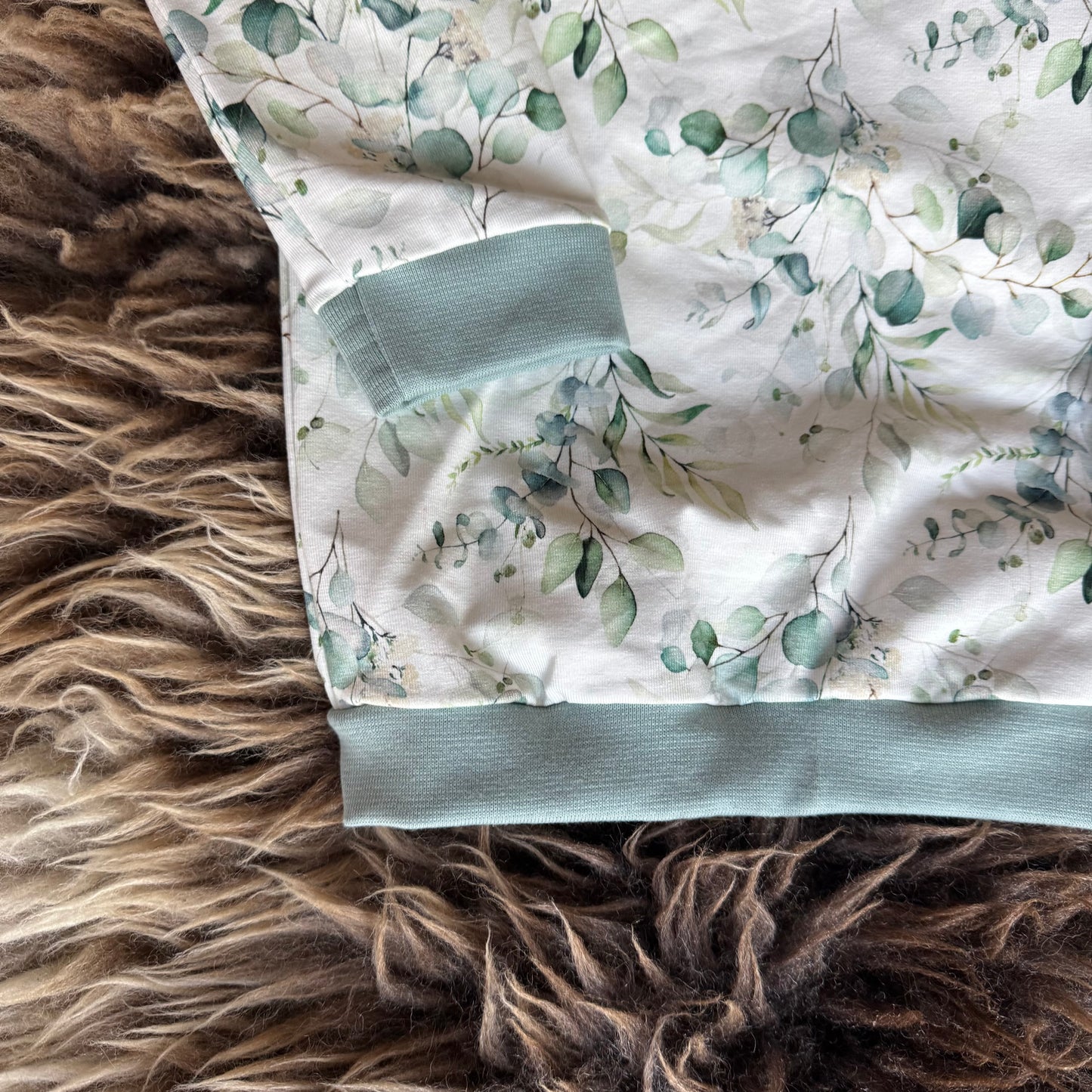 Longsleeve green botanical