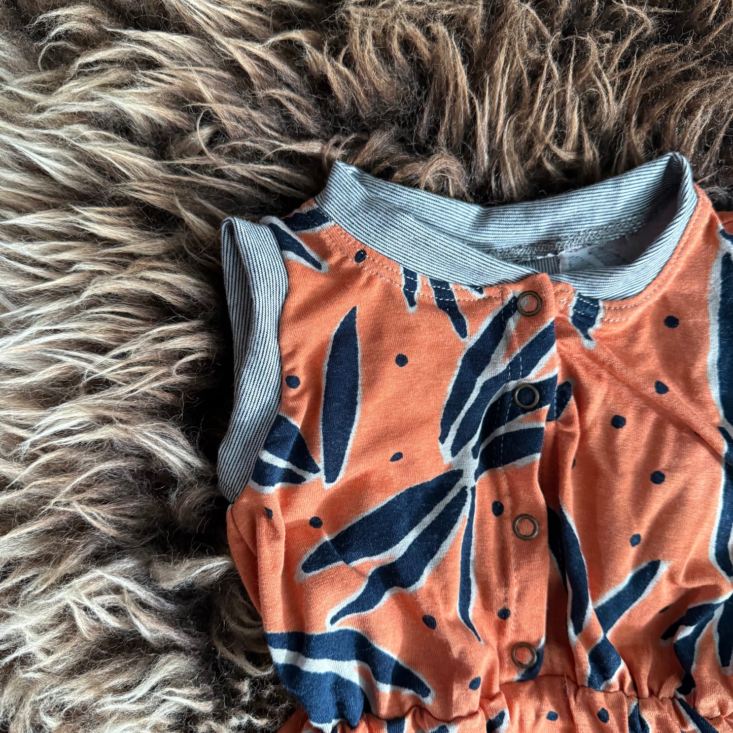 Retro Romper Coral