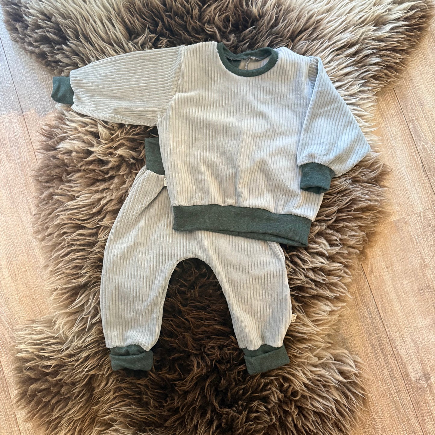 Harembroekje Corduroy Mint 80-86