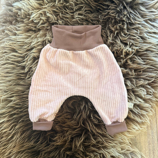 Bo – Harembroekje (effen, stretch corduroy, roze)