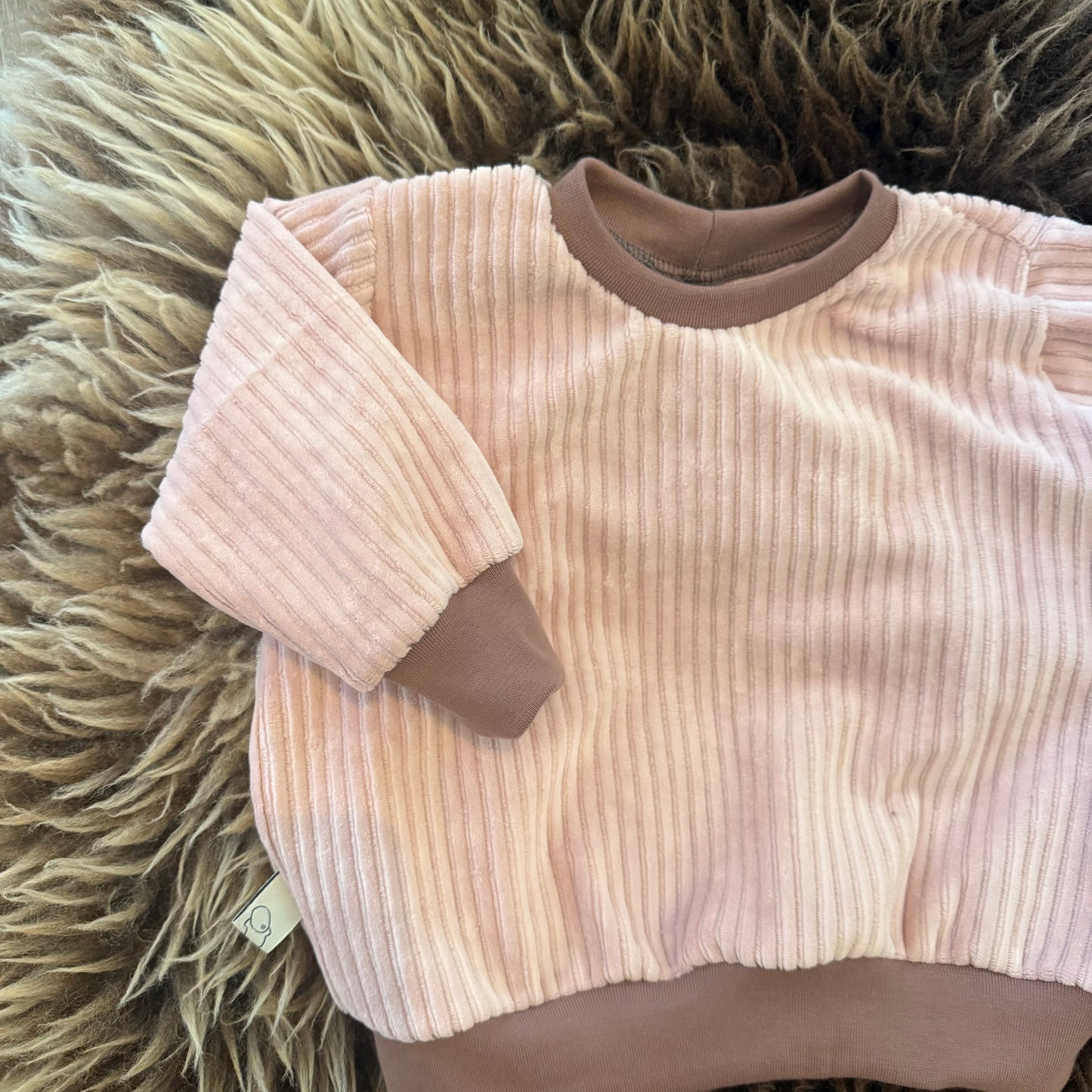 Corduroy Sweater pink