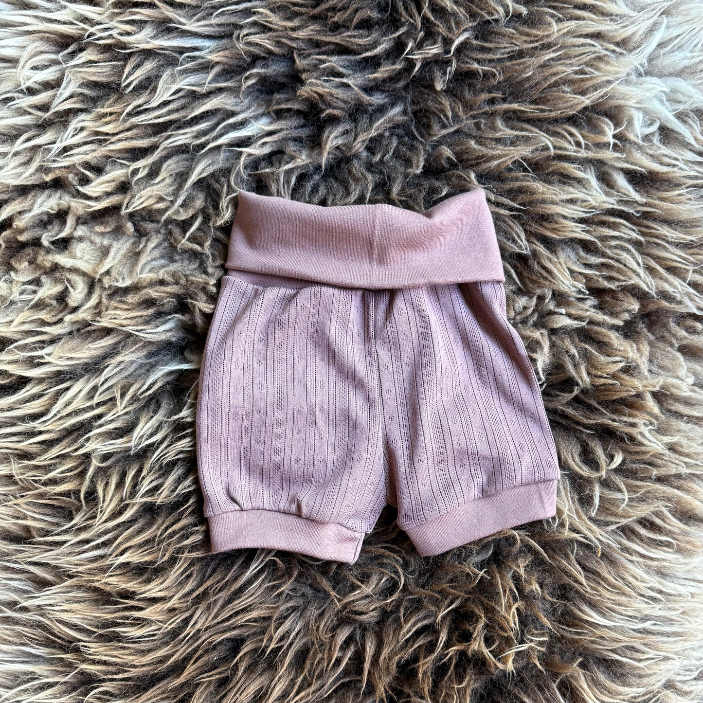 Meegroeishorts pointelle pink