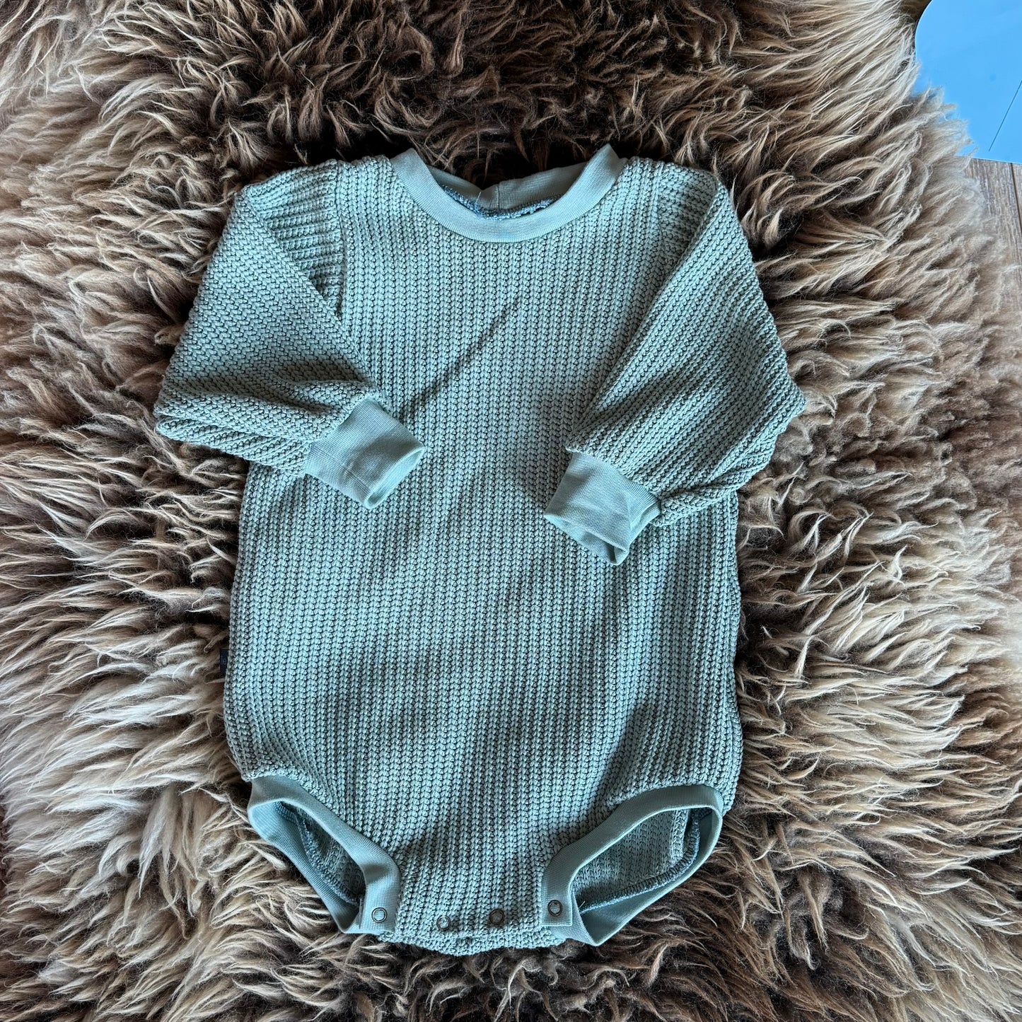 Baggy knit vintage groen