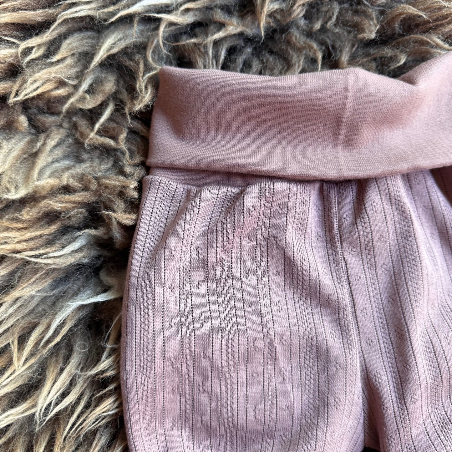Meegroeishorts pointelle pink