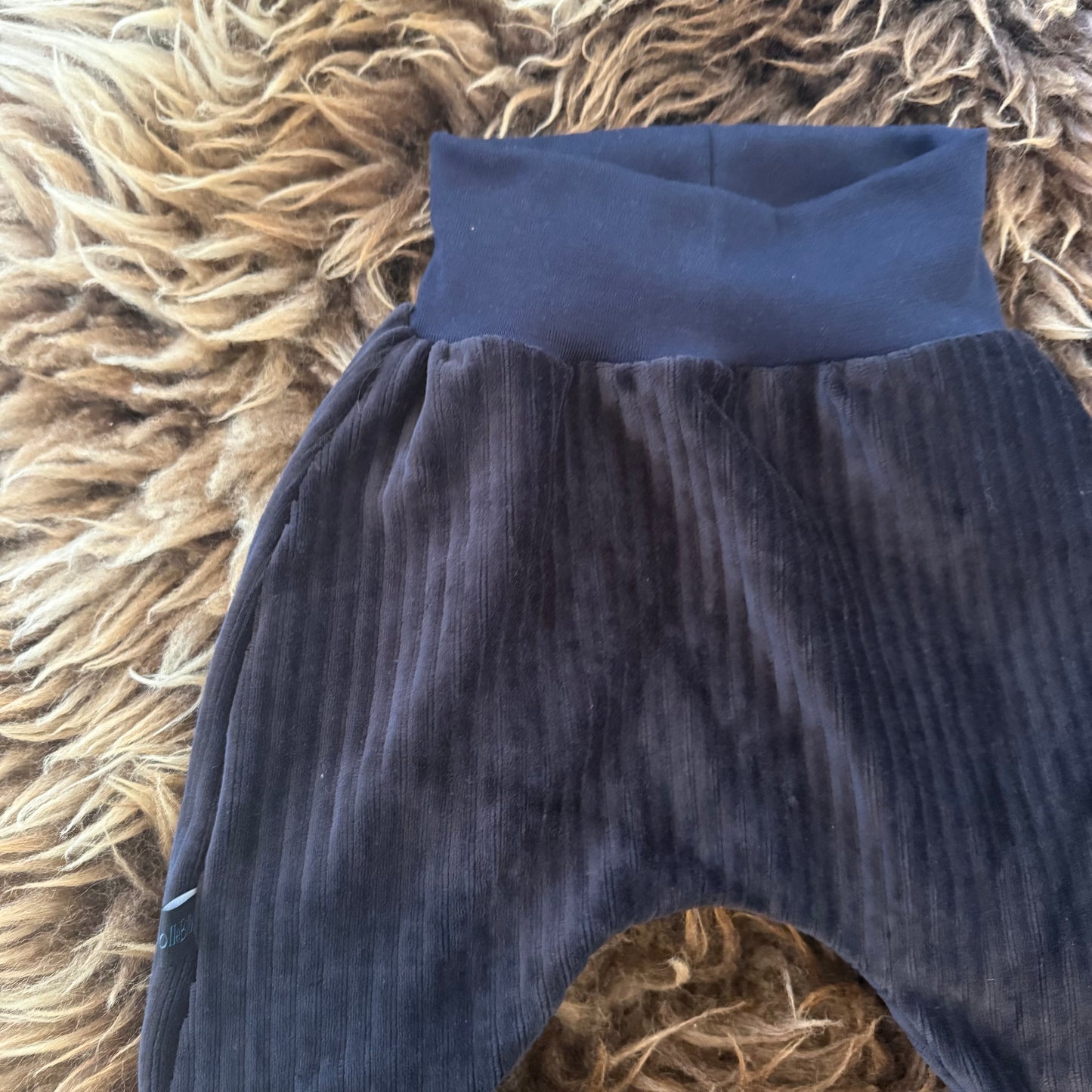 Harembroekje Corduroy Marine 68-74