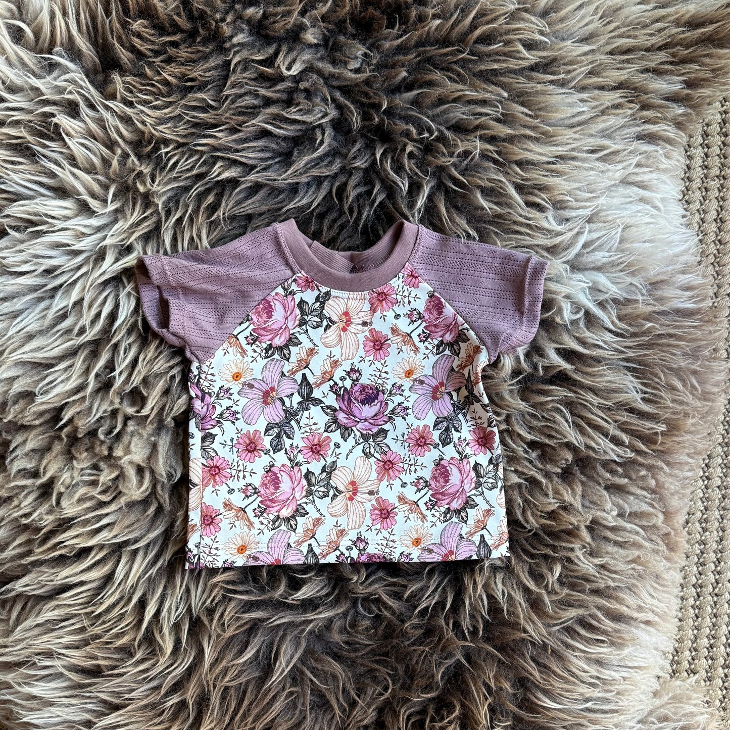 Shirt pink flowers
