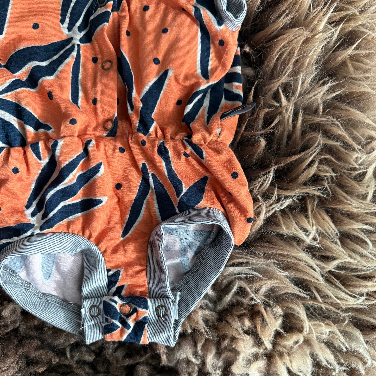 Retro Romper Coral