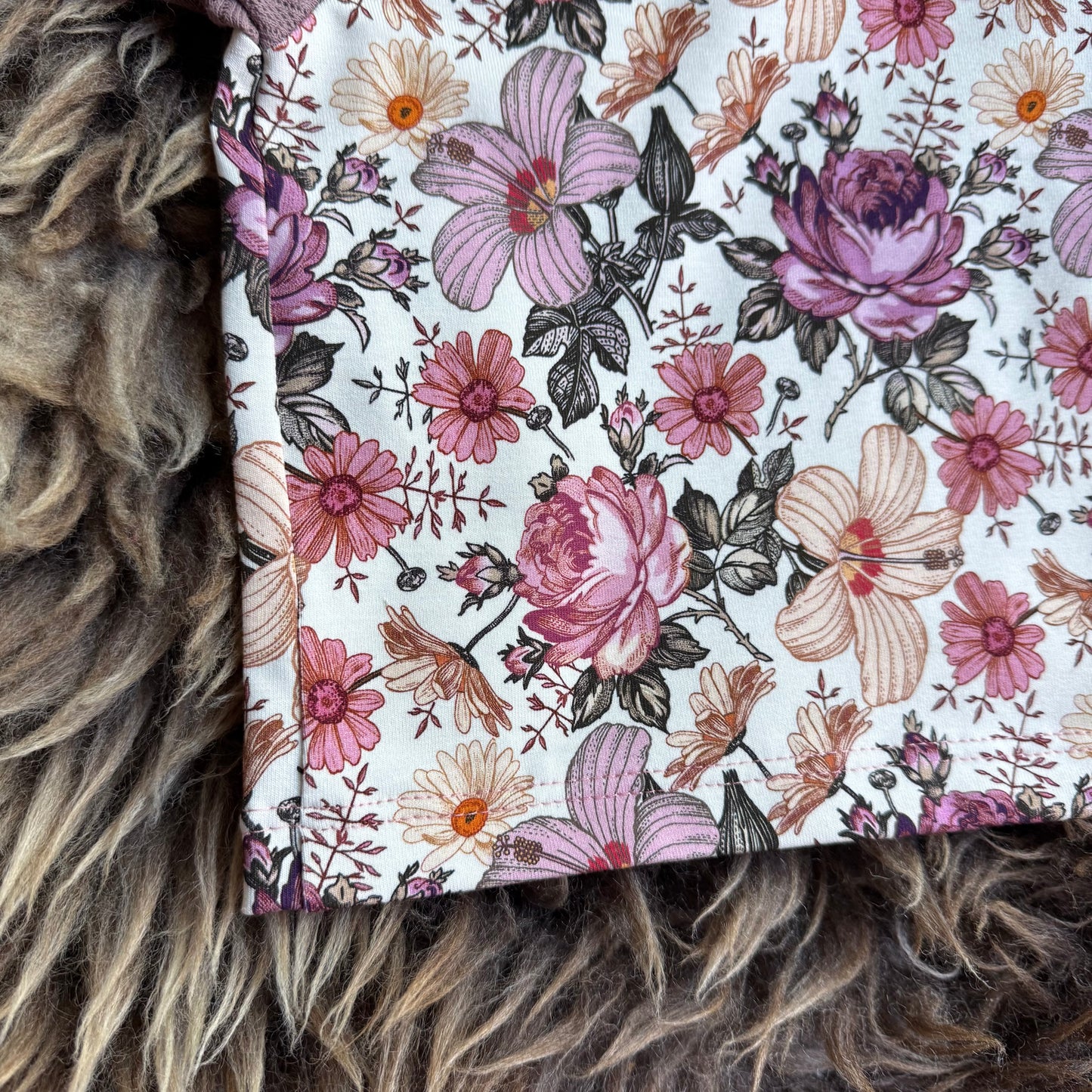 Shirt pink flowers