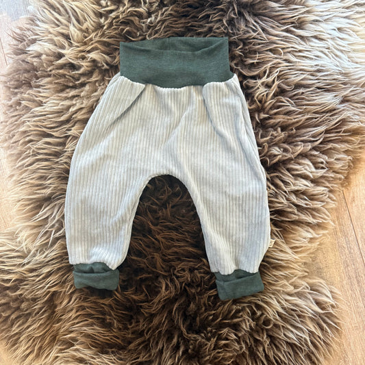 Bo – Harembroekje (effen, stretch corduroy, mint)