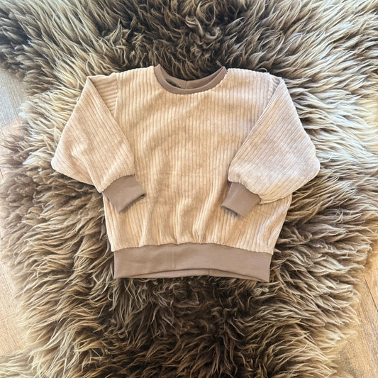 Sweater Corduroy Sand 80-86