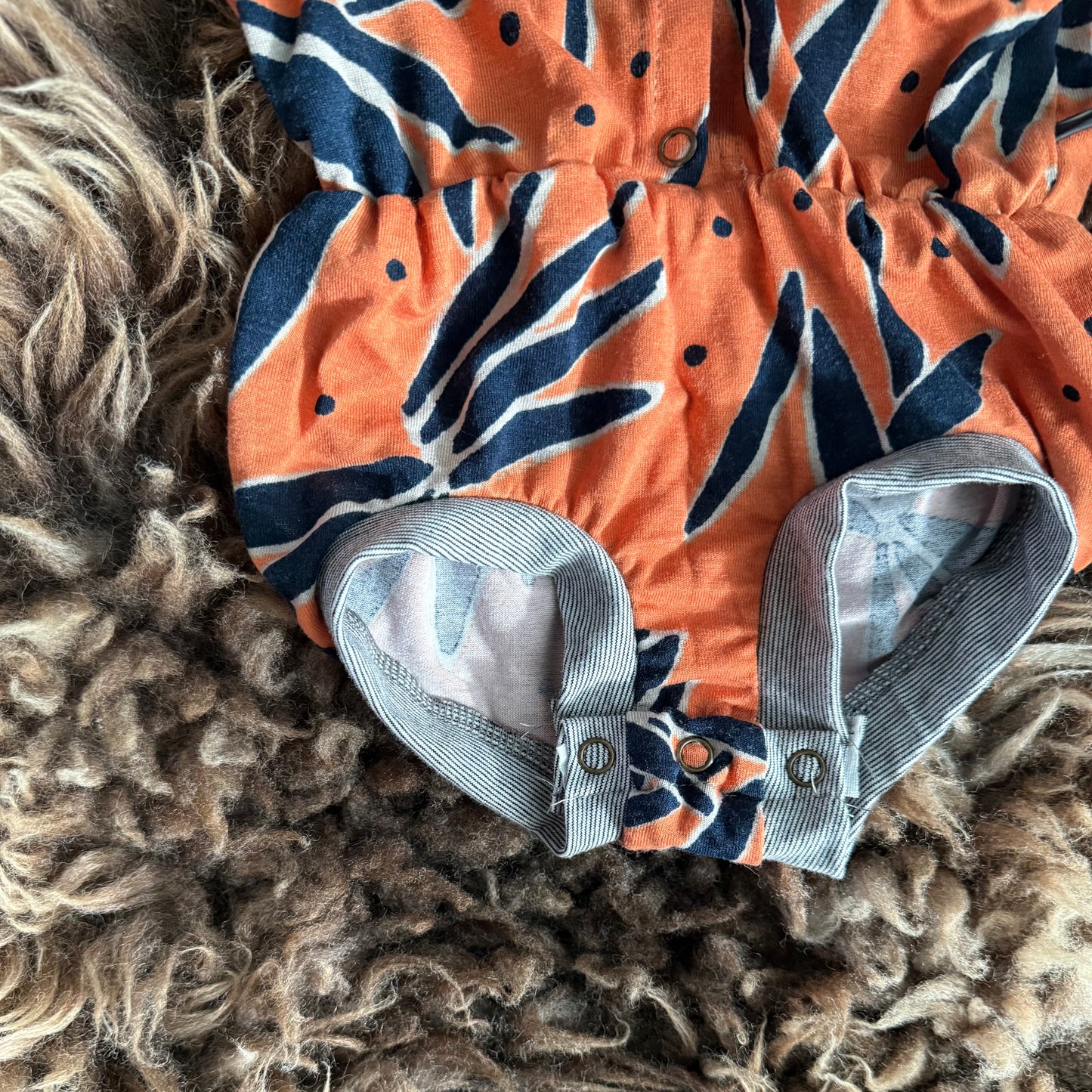 Retro Romper Coral