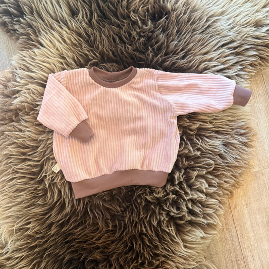 Corduroy Sweater pink