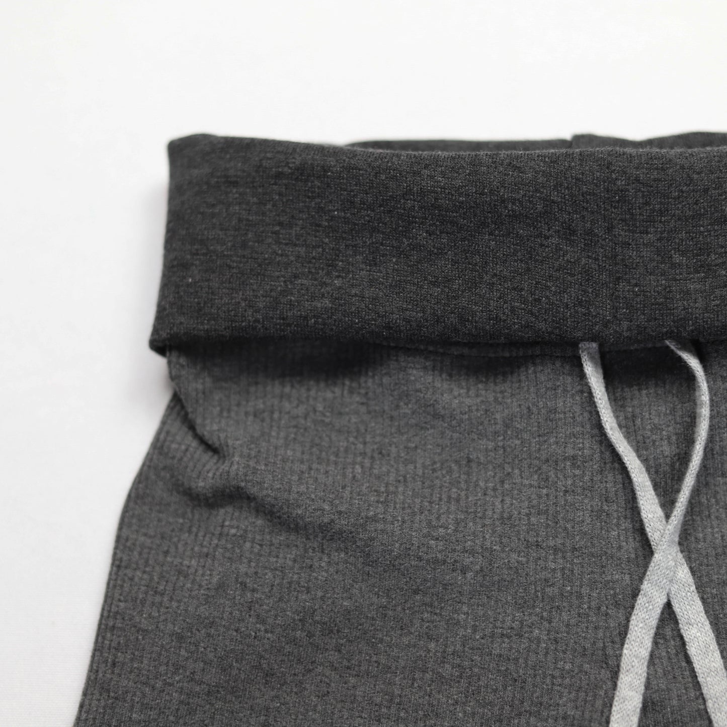 Foldover Shorts Antraciet