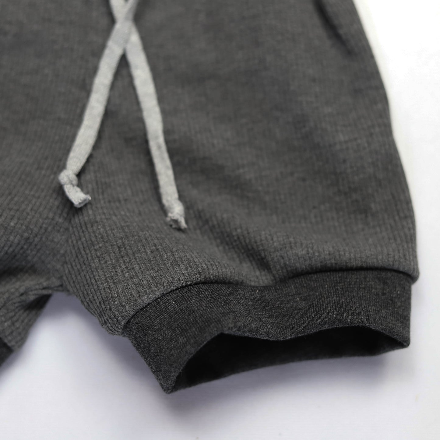 Foldover Shorts Antraciet