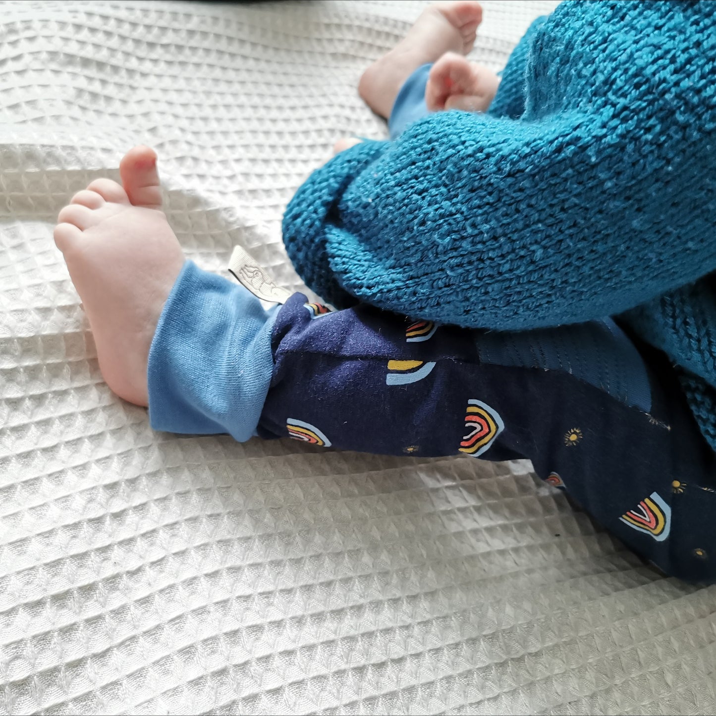 Meegroeibroekje Rainbow Blue