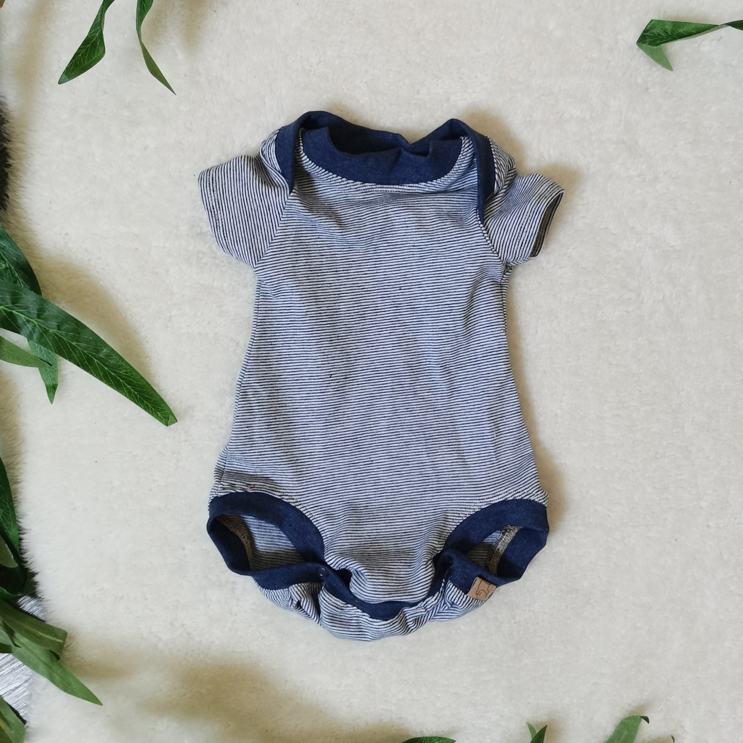 Tweedehands romper Marine Stripes 50-56