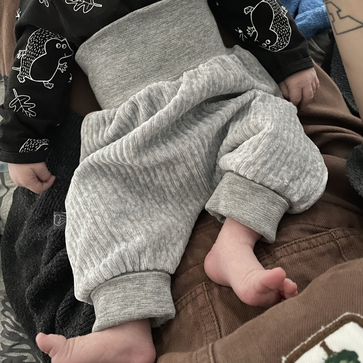 Harembroekje Grey Corduroy
