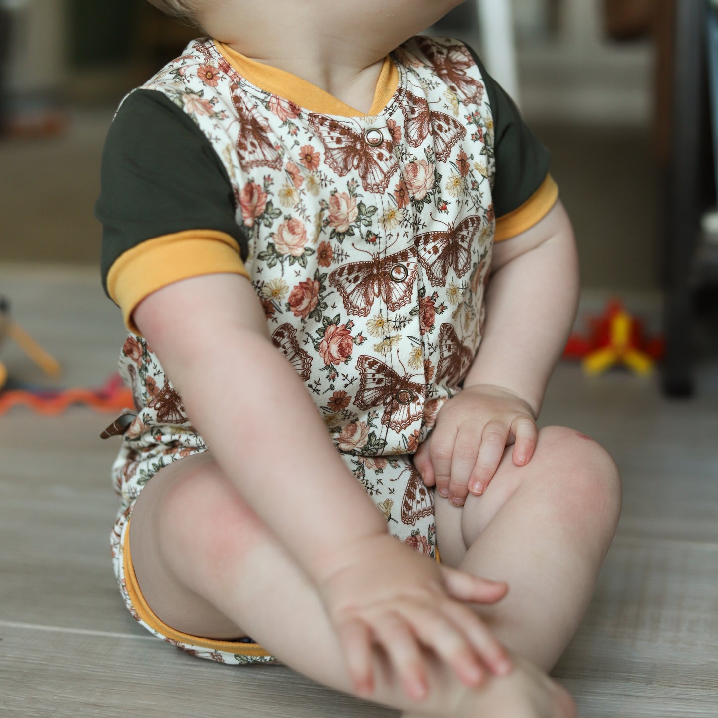 Butterfly Retro Romper