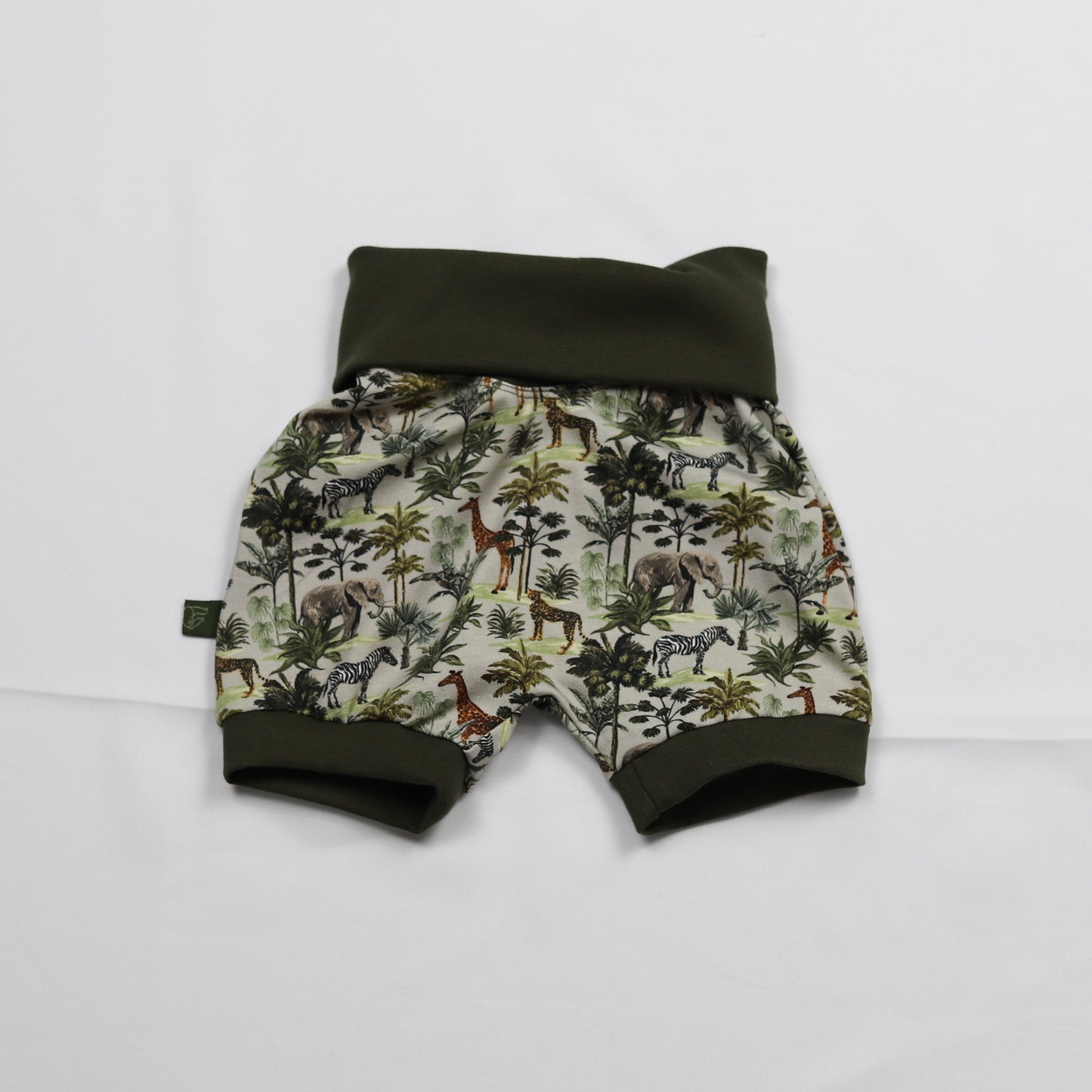 Foldover Shorts Jungle