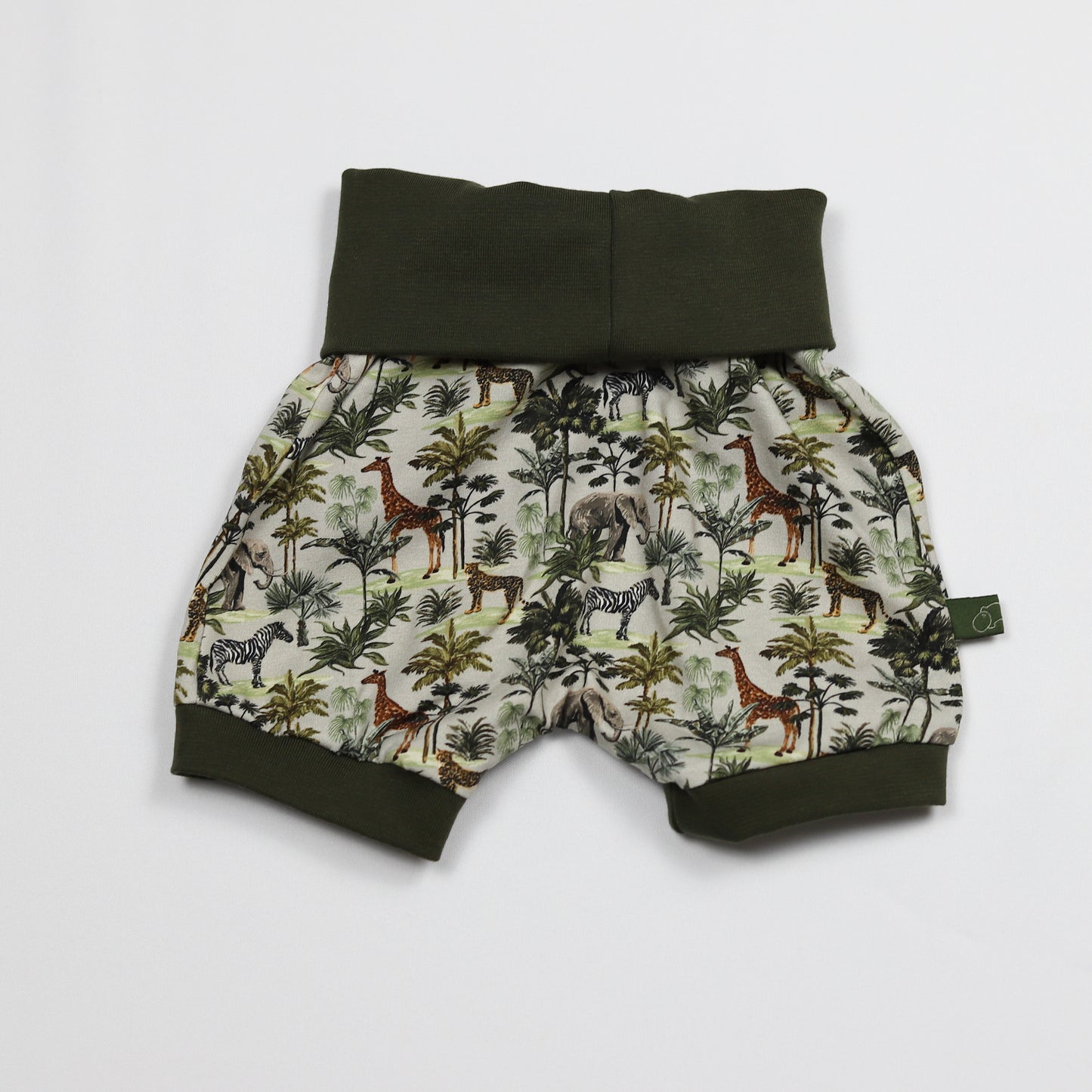 Foldover Shorts Jungle