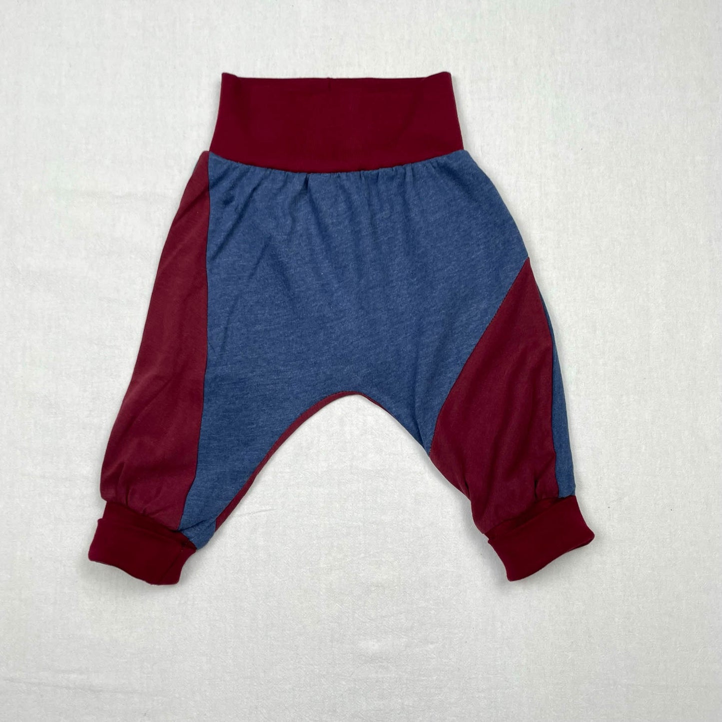 Zero Waste Broekje Blauw Aubergine