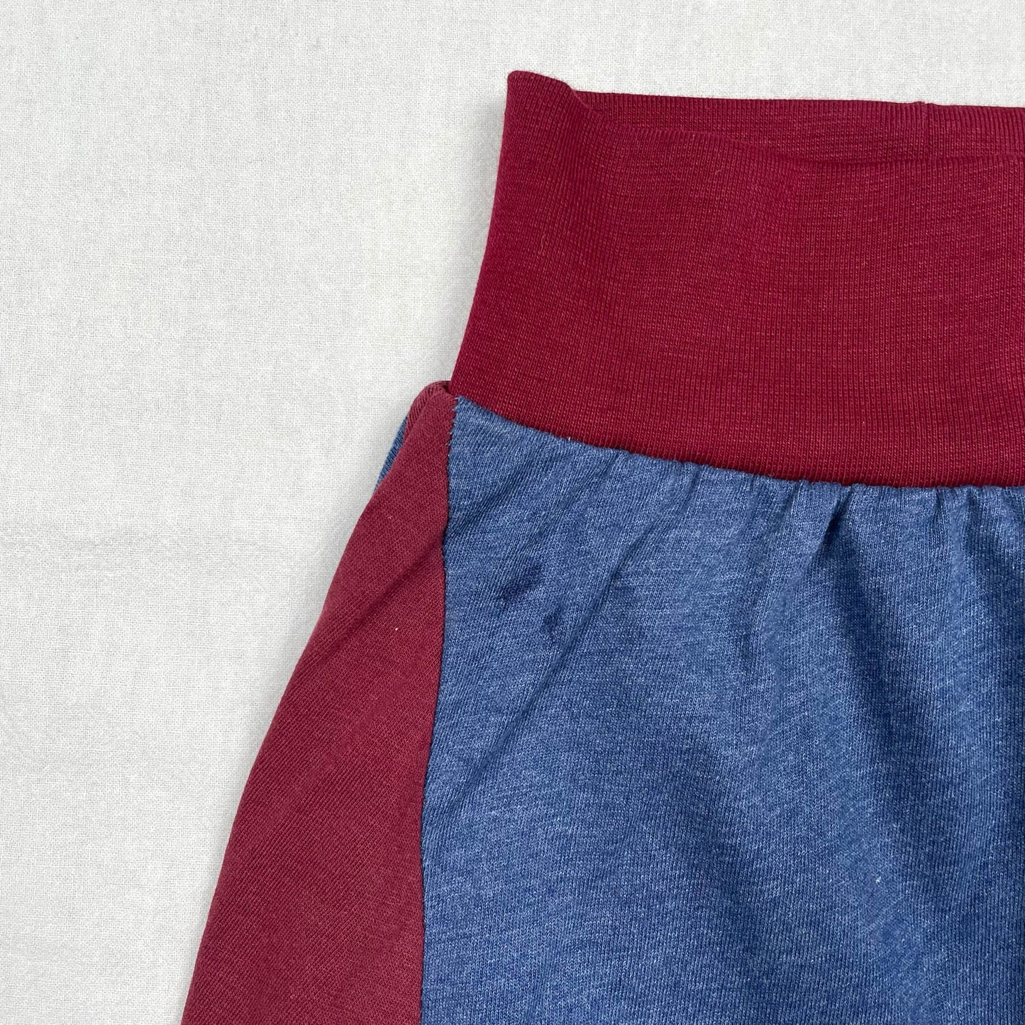 Zero Waste Broekje Blauw Aubergine