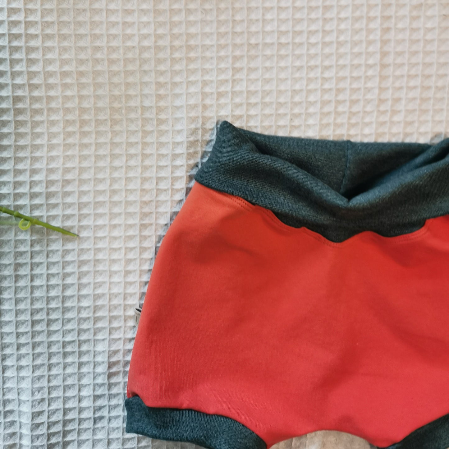Foldover Shorts Rusty Green