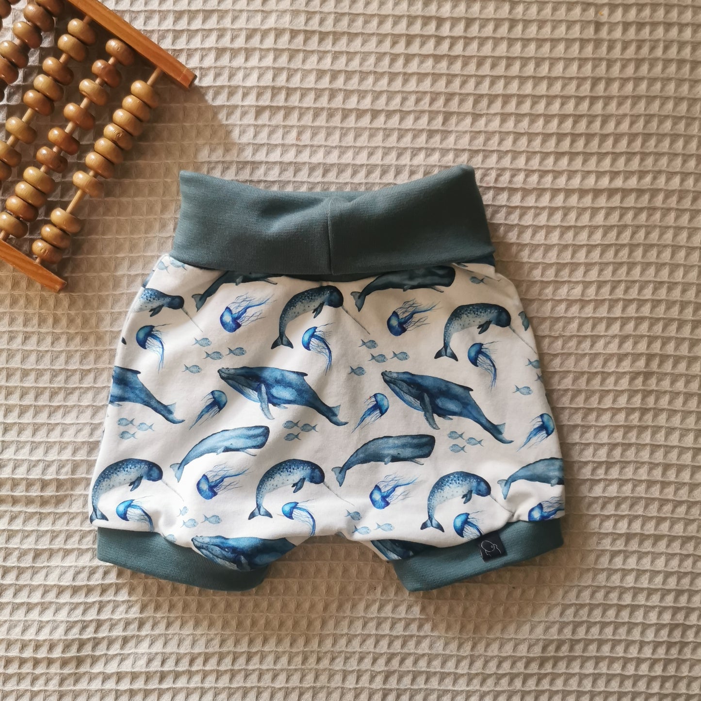 Foldover Shorts Ocean 50-62