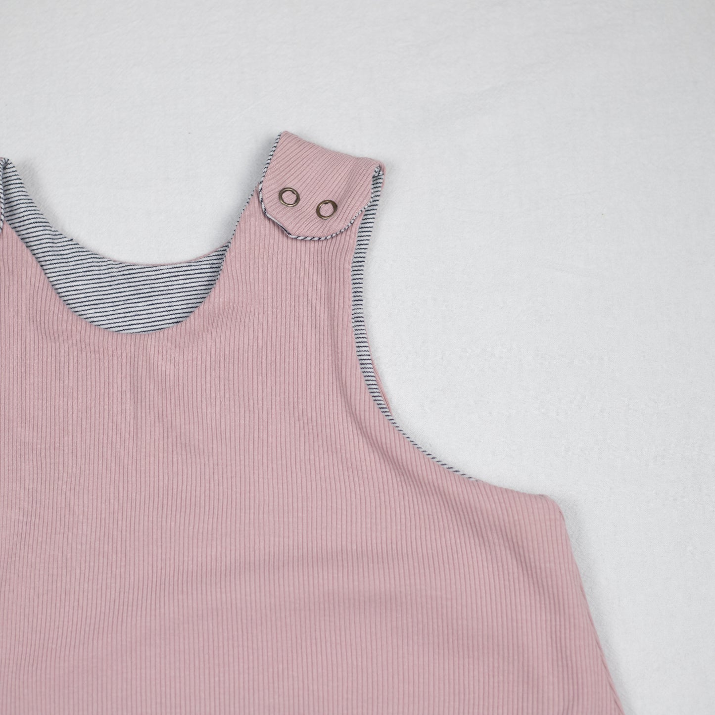 Omkeerbare tuinbroek marine pink