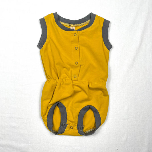 Retro Romper Ochre