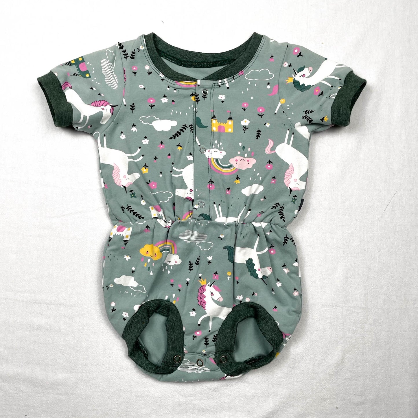 Retro Romper Unicorn