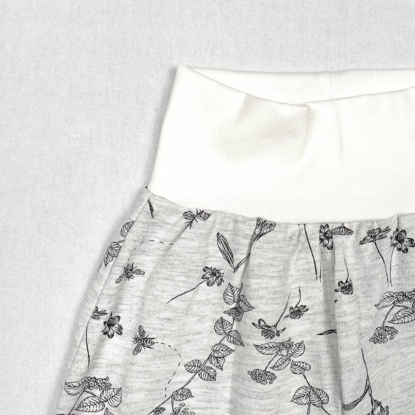 Zero Waste Broekje Grey Flora