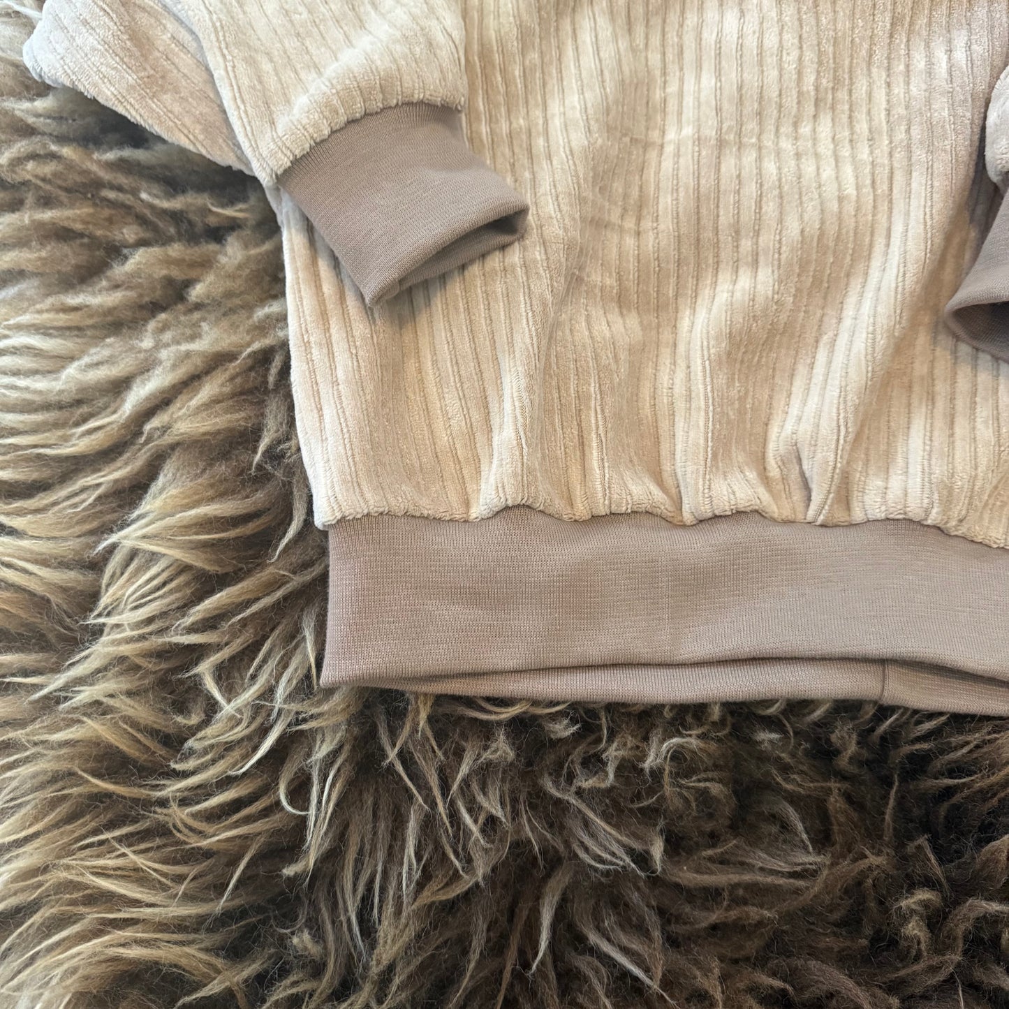 Sweater Corduroy Sand 80-86
