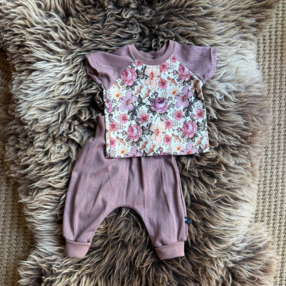 Shirt pink flowers