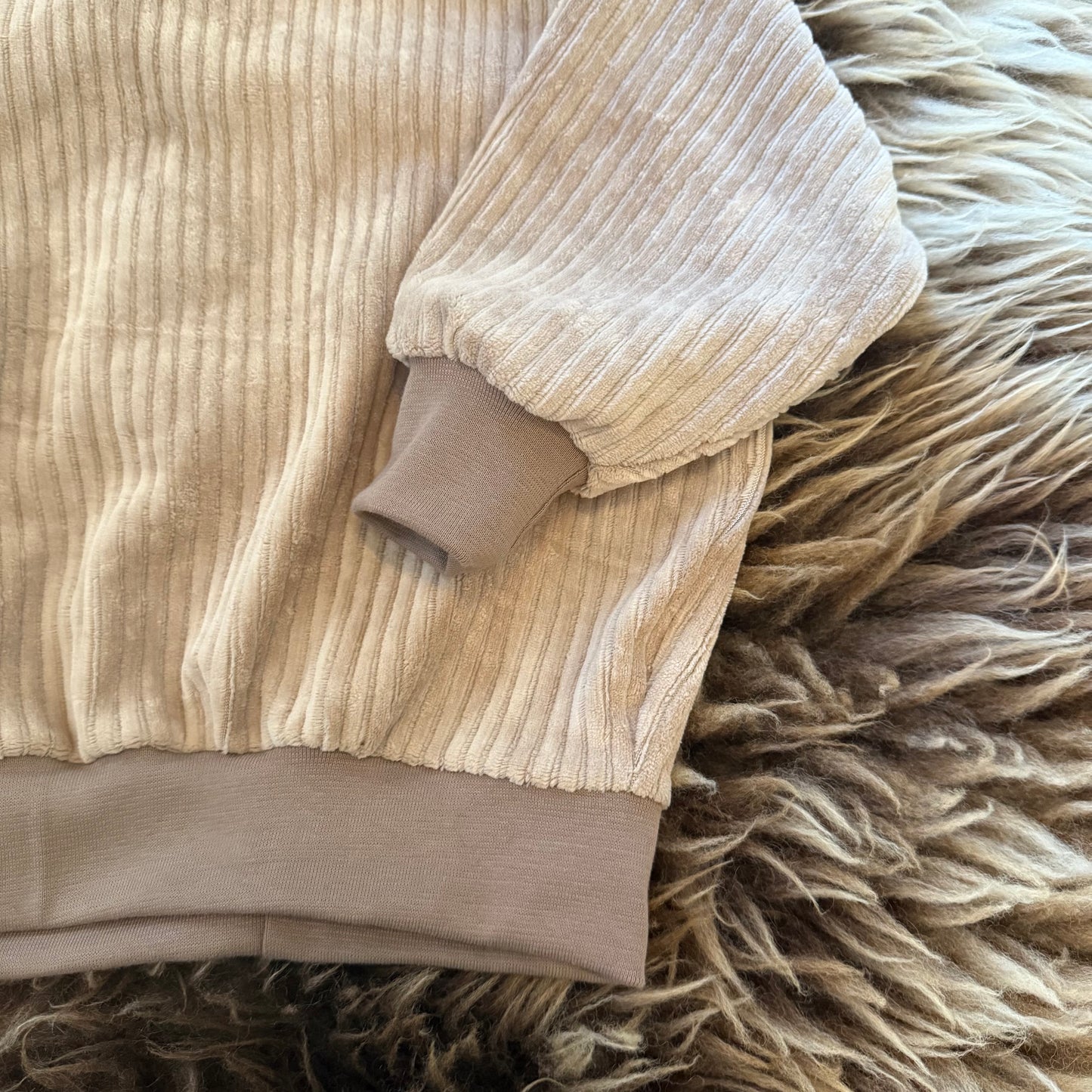 Sweater Corduroy Sand 80-86