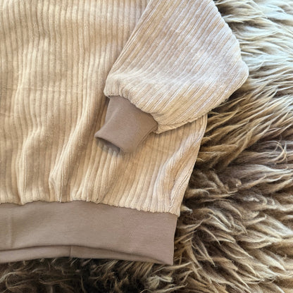 Sweater Corduroy Sand 80-86