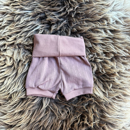 Meegroeishorts pointelle pink