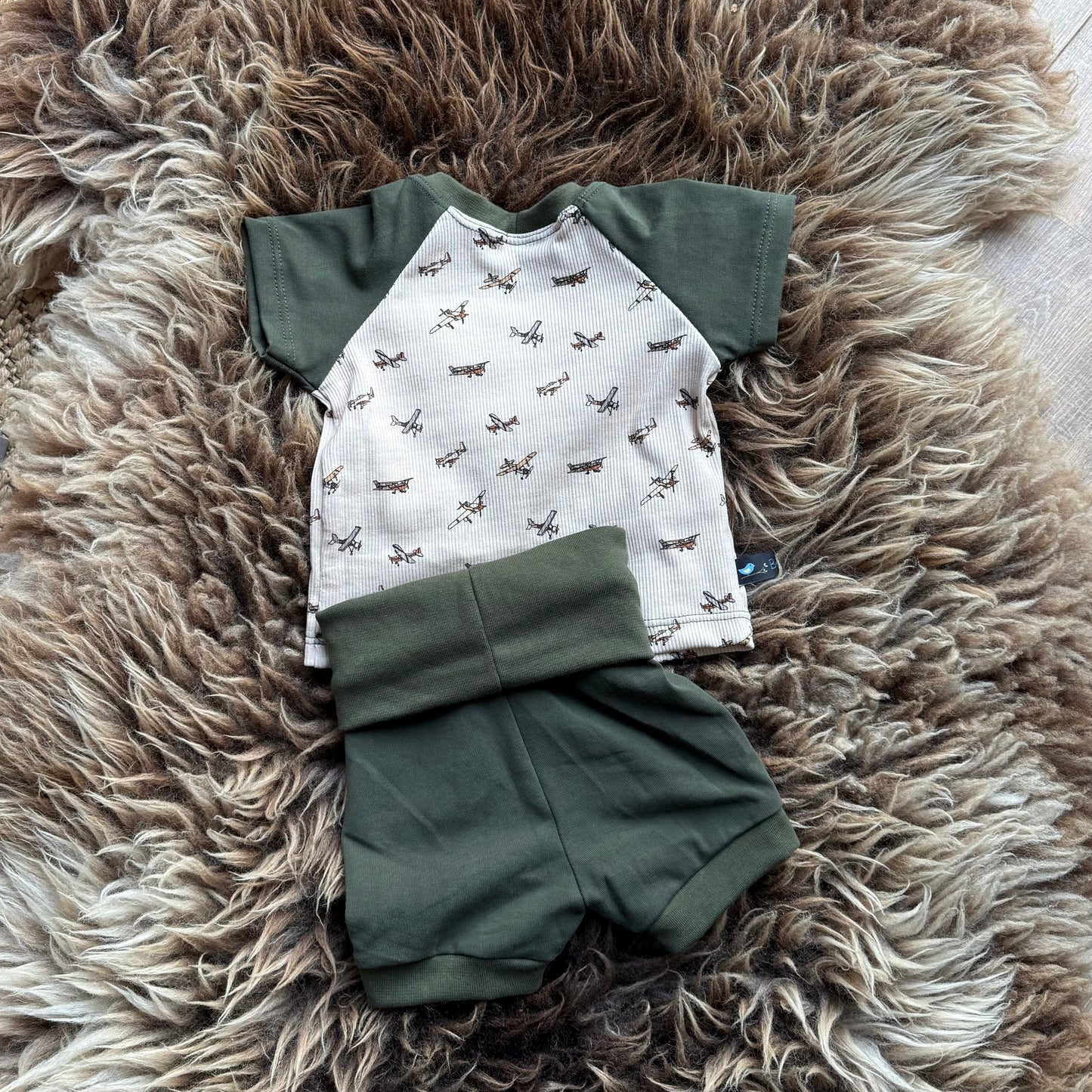 Shirt Olive Plane