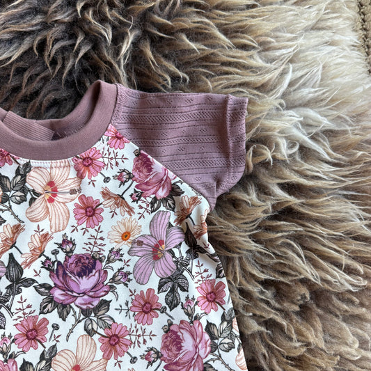 Shirt pink flowers