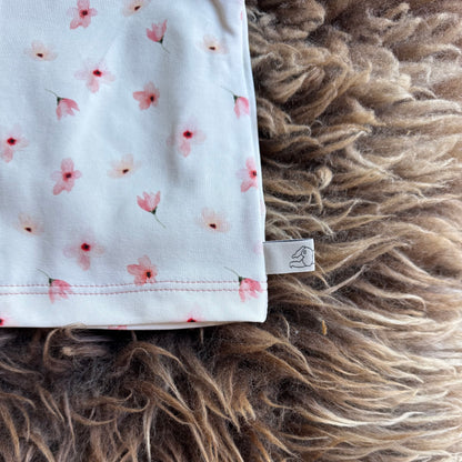 Pink floral shirt