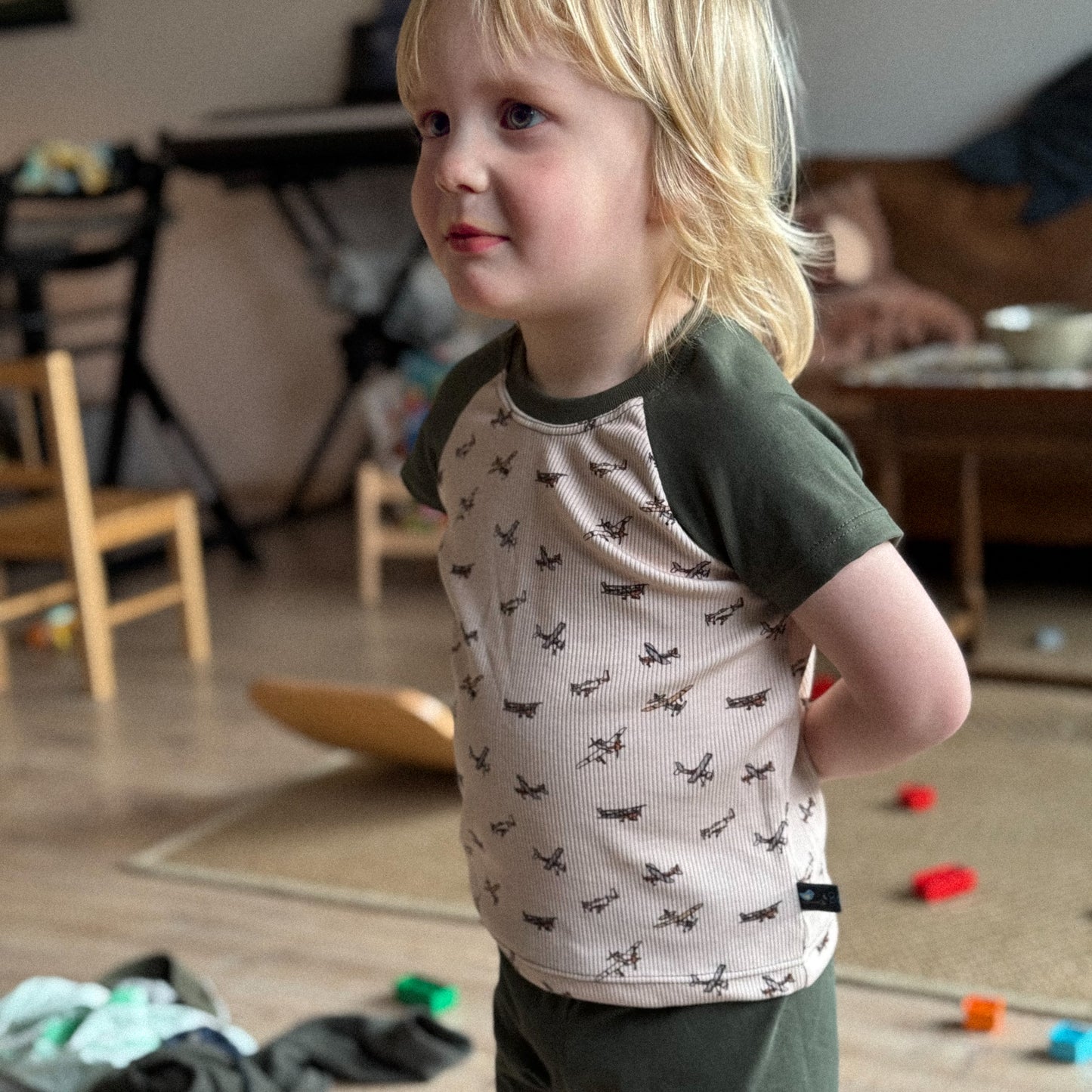 Shirt Olive Plane
