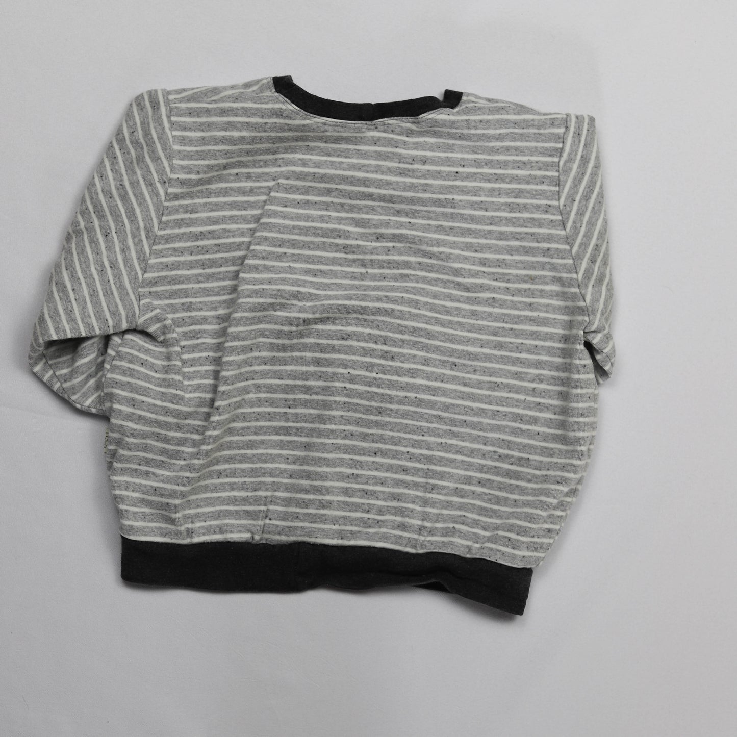 Tweedehands Sweater Grey Stripes 80-86