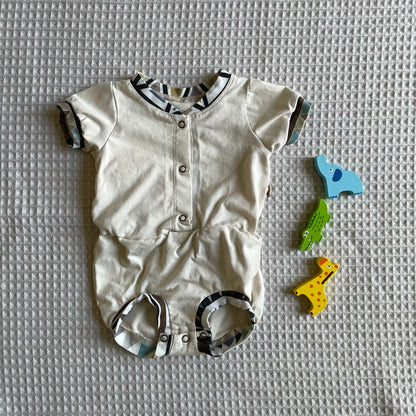 Rox - Retro Romper ( Creme Indiana )