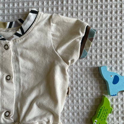Rox - Retro Romper ( Creme Indiana )