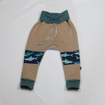 Meegroeibroekje Shark Latte