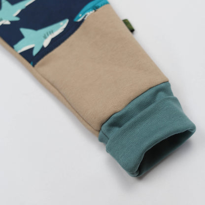 Meegroeibroekje Shark Latte