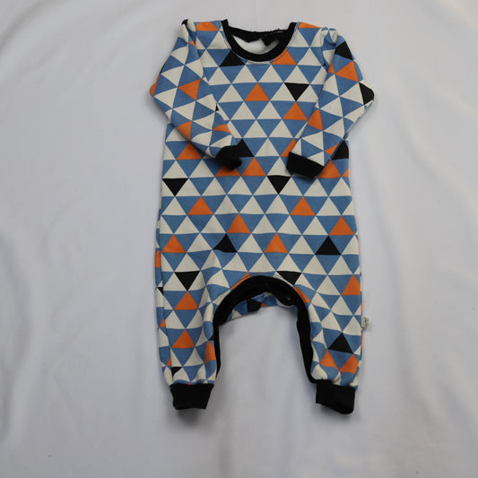 Tweedehands warme onesie Triangle 80-86